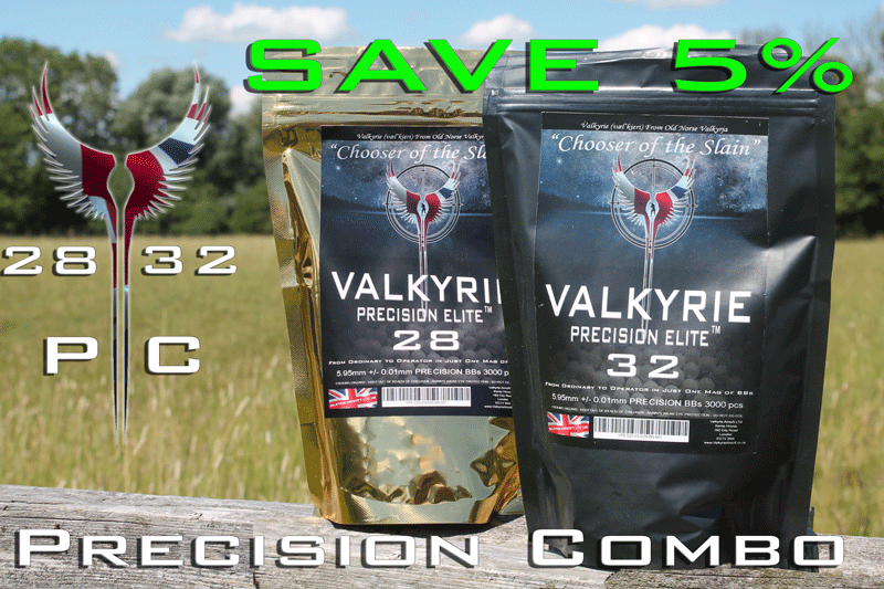 28s & 32s Valkyrie Precision Elite Premium BBs - Precision Combo - SAVE 5% Too!