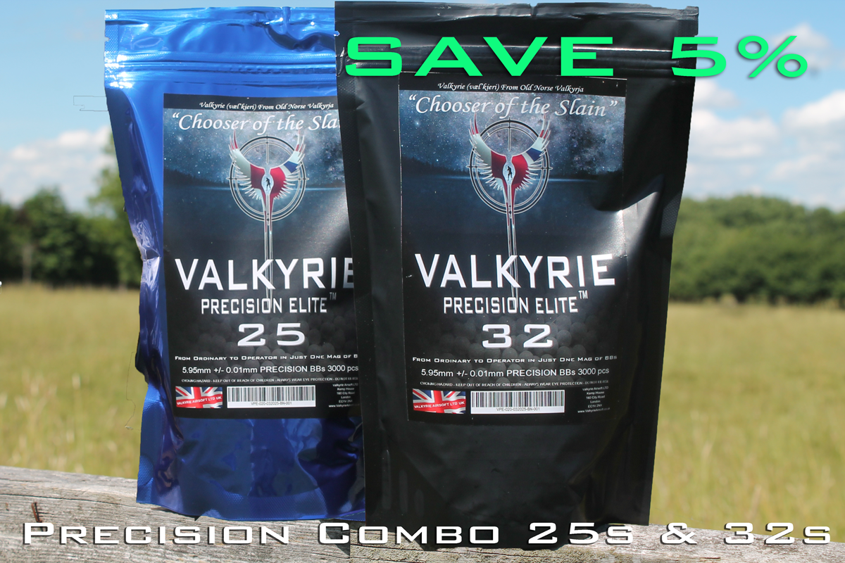 25s & 32s Valkyrie Precision Elite Premium BBs - Precision Combo - SAVE 5% Too!